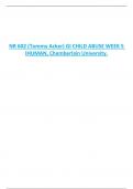 NR 602 (Tommy Acker) GI CHILD ABUSE WEEK 5  IHUMAN, Chamberlain University