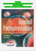 Test Bank Applied Pathophysiology for the Advanced Practice Nurse 1st Edition Test Bank - All Chapters |A+ ULTIMATE GUIDE 2022