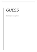Event project management report