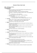 Elements of Dance (Kim) Midterm Study Guide