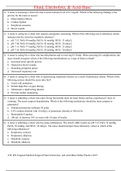 ATI: Targeted Med-Surg - Fluid, Electrolyte, & Acid-Base Quiz