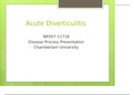 Acute Diverticulitis Powerpoint
