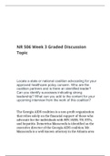 NR 506 Week 3 Graded Discussion Topic| EFFECTIVE COALITION LEADERSHIP