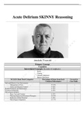 John Kelly-Acute Delirium SKINNY Reasoning-MH Delerium Case Study