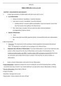 PATHO 370 Study Guide  all about WEEK 2 TOPICS (CH. 9, 10, 11, 13, 14) complete docs 