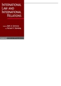 POS MISC Book] International Law and International Relations.pdf BETH A. SIMMONS and RICHARD H. STEINBERG