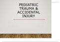 PEDS 602 Pediatric Trauma and Accidental Injury_2020 | PEDS602 Pediatric Trauma and Accidental Injury_NEW VERSION
