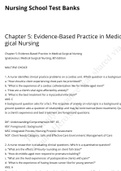 Chapter 5: Evidence-Based Practice in Medical-Surgical Nursing