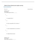 SCIN 138 Week 6 Exam- Questions and Answers AMU