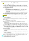 NR566 / NR 566: Advanced Pharmacology for Care of the Family Week 1 Chapter 33 Notes  - Diabetes Mellitus (2021 / 2022) Chamberlain College Of Nursing