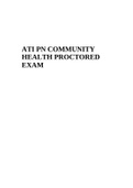 ATI PN COMMUNITY HEALTH PROCTORED EXAM