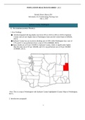 WGU D029 - Population Health Data Brief Spokane County, Washington.