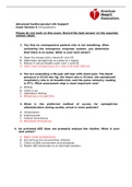 ACLS Exam Version A  2024 questions with answers