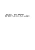 Chamberlain College of Nursing DIFFERENTIAL NR511 final-exam1-2021.