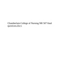 Chamberlain College of Nursing NR 507 final questions.docx