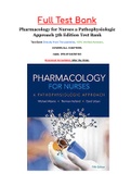 Pharmacology for Nurses a Pathophysiologic Approach 5th Edition Test Bank