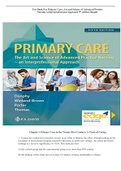 Primary Care: Art and Science of Advanced Practice Nursing An Inter professional Approach 5th edition Dunphy  TEST BANK