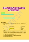 Chamberlain College of NursingNURSING HEALTH ASS!!ALL GI BANKS EXAM 1 MS2.
