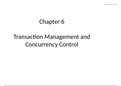 Transaction Management and Concurrency Control in Databases