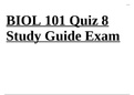 BIOL 101 Quiz 8 Study Guide Exam | BIOL 101 Quiz 8