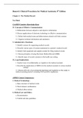 Clinical Procedures for Medical Assistants, Bonewit-WesT - Exam Preparation Test Bank (Downloadable Doc)
