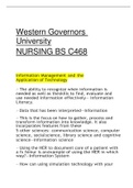 Chamberlain College of Nursing MSG NR3447 BEST OF 2022/2023 EXAM ELABORATIONS 