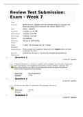 Exam (elaborations) Advanced Pharmacology MIDTERM EXAM