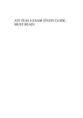 ATI TEAS 6 EXAM STUDY GUIDE. MUST READ!