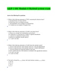 Module_4_Skeletal_system.pdf.docx  Exam Questions with 100% Correct Answers 2022