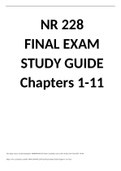  NR 228 FINAL EXAM STUDY GUIDE Chapters 1-11 (A+ Guide)