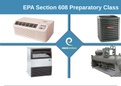 EPA Section 608 Preparatory Class