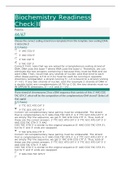BIOCHEM C785 Biochemistry Readiness Check II