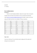 MATH 399N Week 6 Assignment; Course Project Part 1; Confidence Intervals