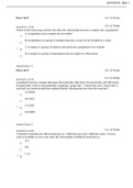 STATISTICS BEC1 Statistics Final Exam Solutions WGU (100% Complete)